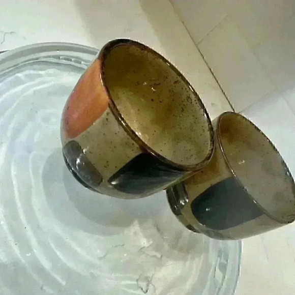 Pottery expresso/sake cups (2) set Earth Tones Handmade - Picture 2 of 9